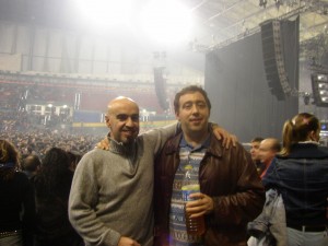 en el concierto de Rammstein en Anoeta