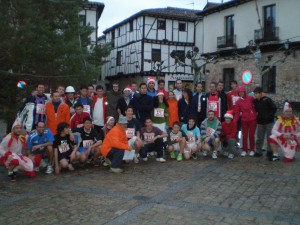 foto de familia antes de la carrera